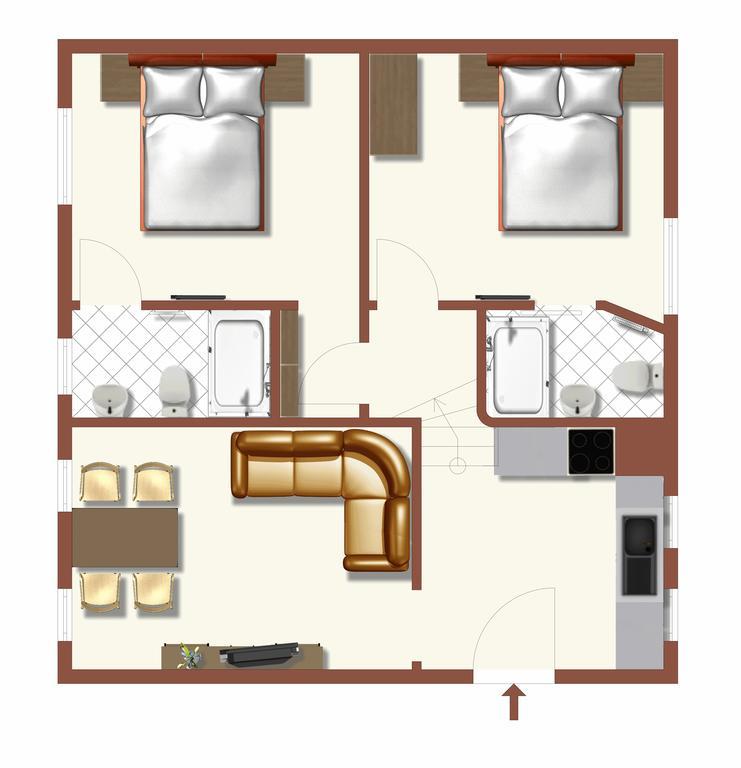Appartement Kichelerhof Strass im Zillertal Chambre photo